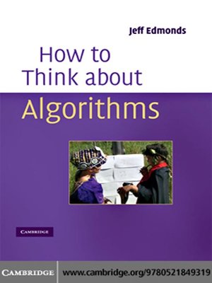 cover image of How to Think About Algorithms